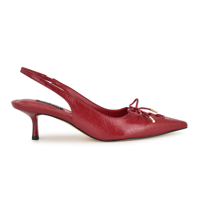 nine west Anora Kitten Heel Slingback Pumps
