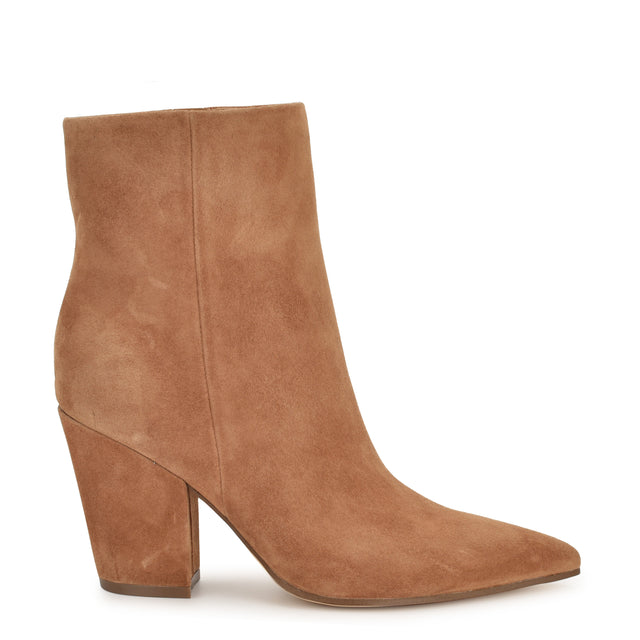nine west Ariza Ankle Leather Booties