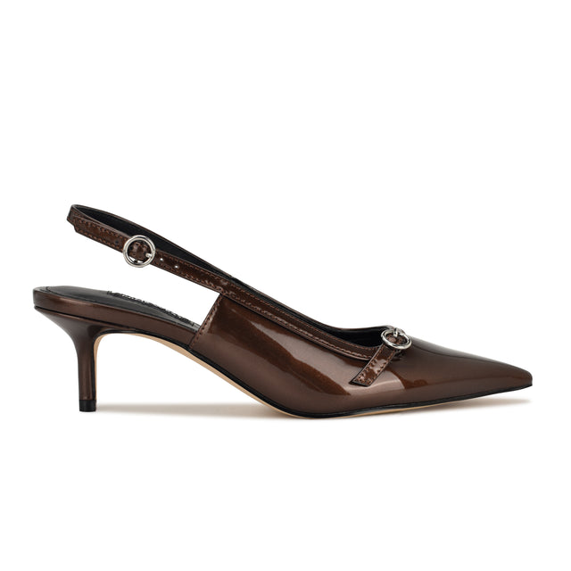 nine west Ashlea Kitten Heel Slingback Pumps