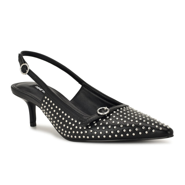 Nine West Ashleah Kitten Heel Slingback Pumps