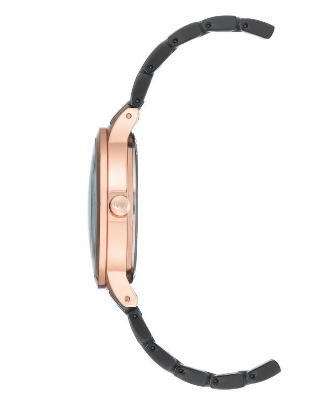 Nine West Bracelet Watch With Contrasting Case