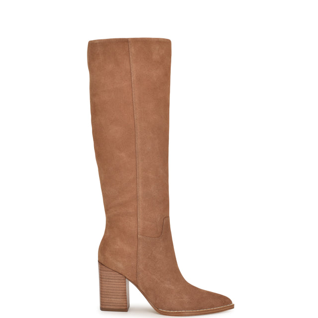 nine west Brixe Heeled Leather Boots