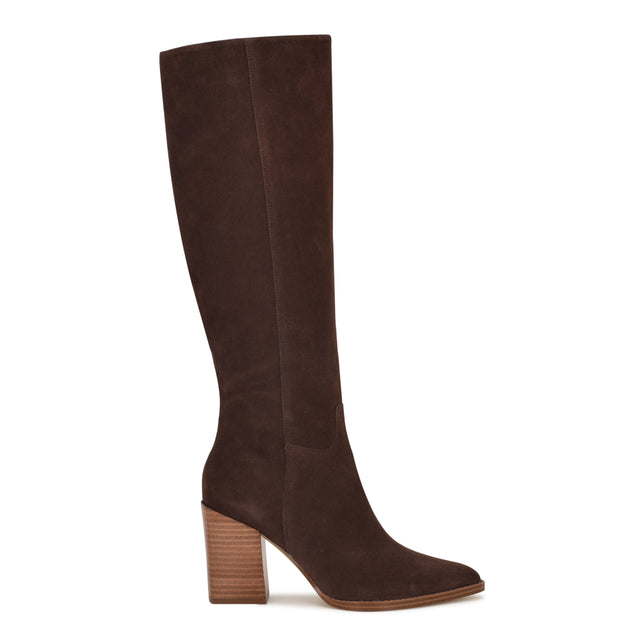 nine west Brixe Heeled Leather Boots