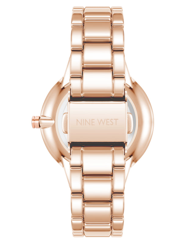 Nine West Crystal Accented Bracelet Watch