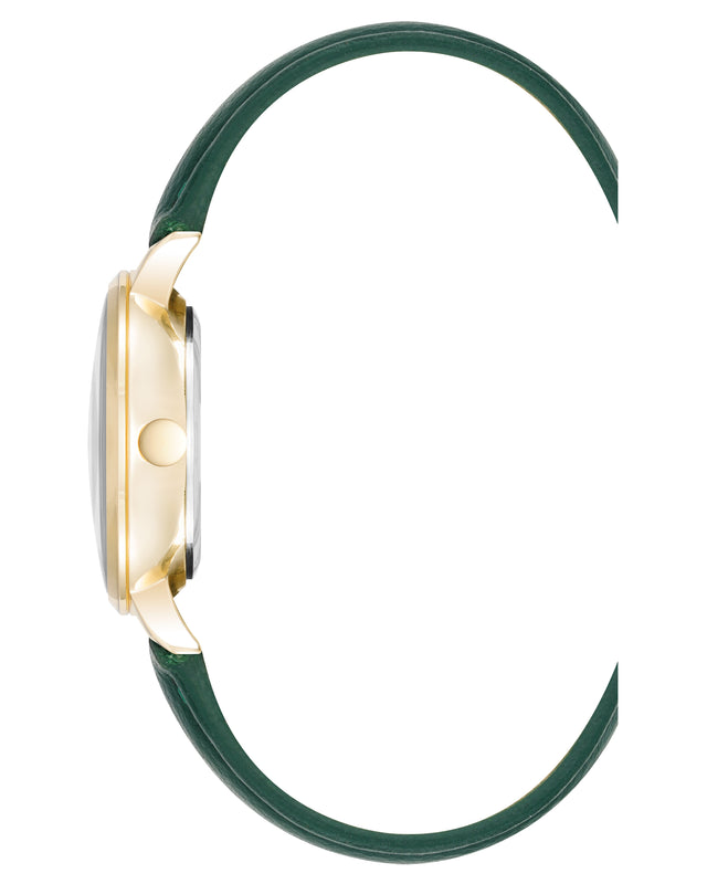 Nine West Crystal Accented Dial Strap Watch