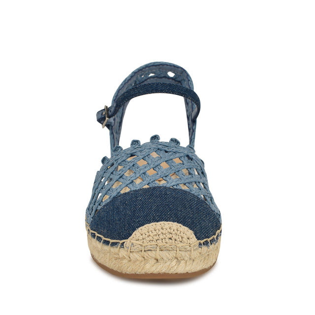 Nine West Darby Cap Toe Espadrille Flats