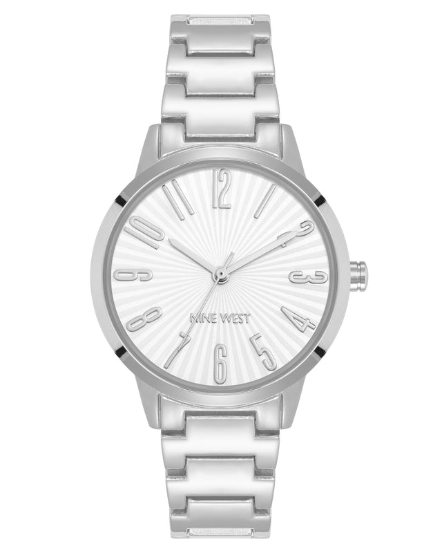 nine west Easy-to-Read Sunburst Dial Watch