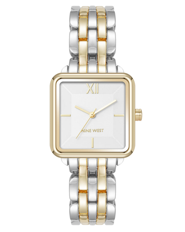 nine west Elegant Square Case Bracelet Watch