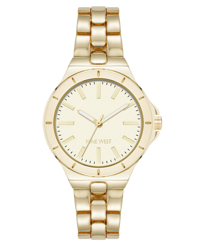 nine west Etched Bezel Watch