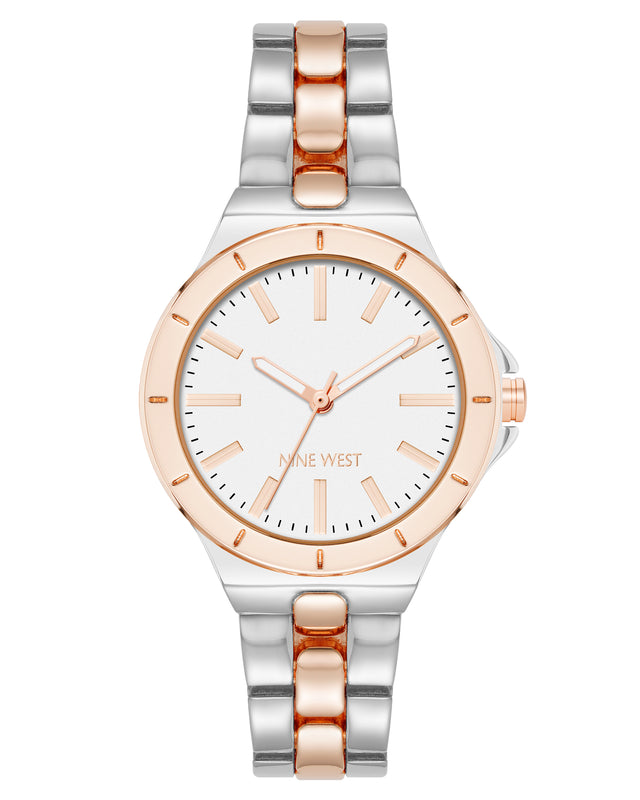 nine west Etched Bezel Watch