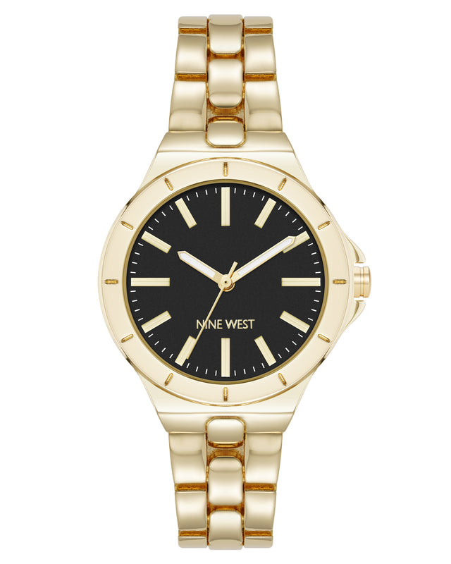 nine west Etched Bezel Watch
