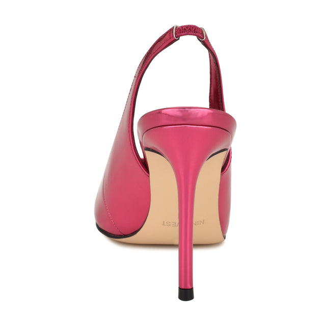 Nine West Feather Pointy Toe Slingback Pumps