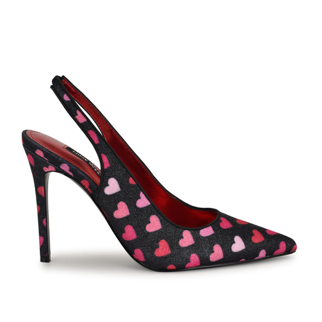 nine west Feather Pointy Toe Slingback Pumps
