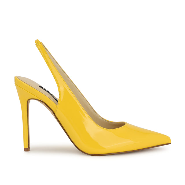 nine west Feather Pointy Toe Slingback Pumps