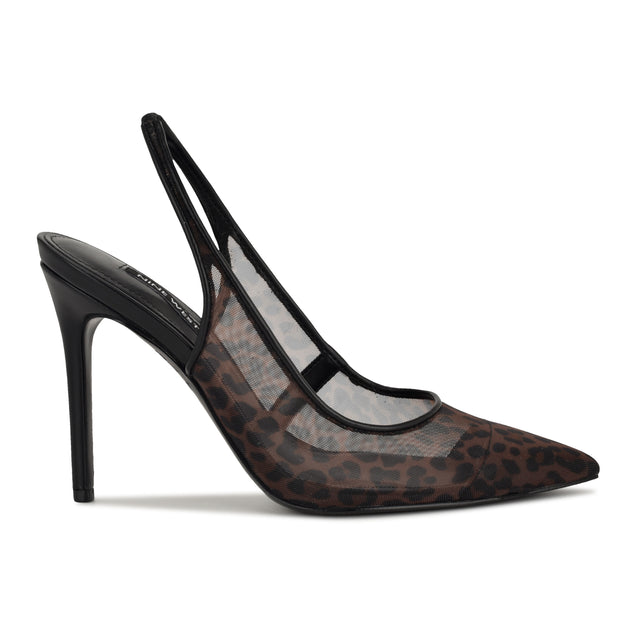 nine west Feather Pointy Toe Slingback Pumps