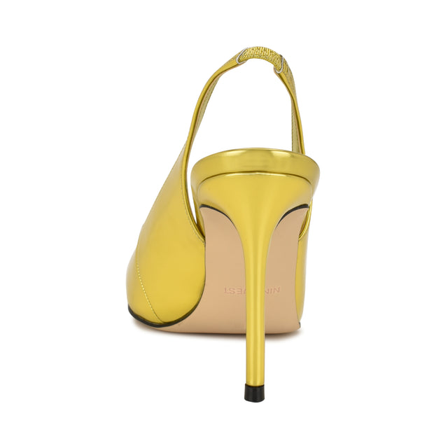 Nine West Feather Pointy Toe Slingback Pumps