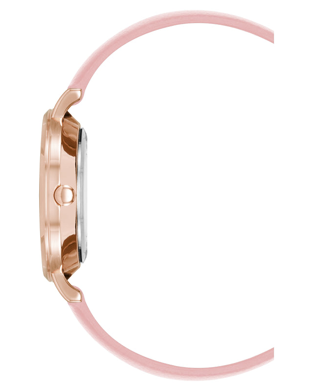 Nine West Floral Design Dial Strap Watch