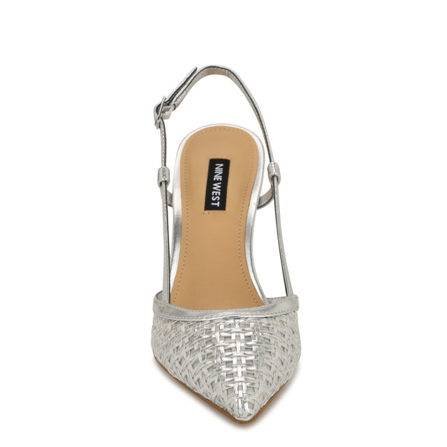 Nine West Floree Woven Slingback Pumps