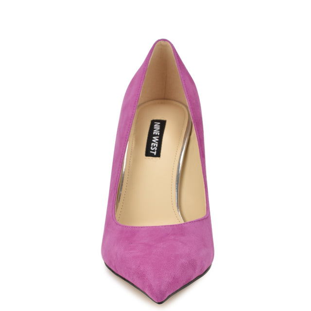 Nine West Gemmha Leather Pointy Toe Pumps