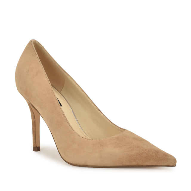 Nine West Gemmha Leather Pointy Toe Pumps