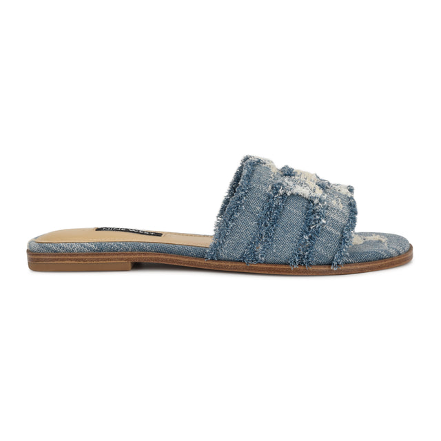 nine west Germanny Flat Slide Sandals
