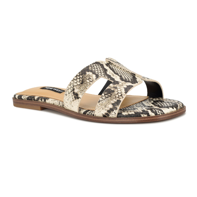 Nine West Giny Slip-On Flat Studded Sandals