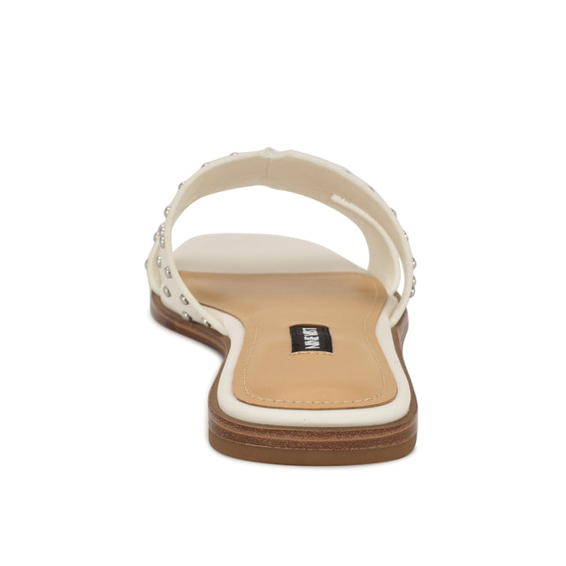 Nine West Giny Slip-On Flat Studded Sandals