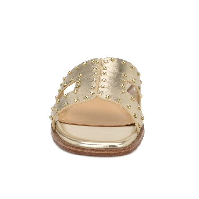 Nine West Giny Slip-On Flat Studded Sandals