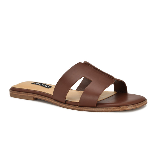 Nine West Giny Slip-On Flat Studded Sandals