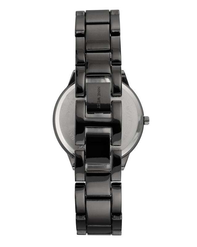 Nine West Gunmetal Bracelet Watch