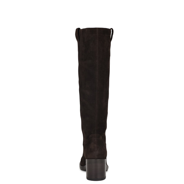 Nine West Hecee Block Heel Tailored Leather Boots