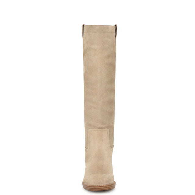Nine West Hecee Block Heel Tailored Leather Boots