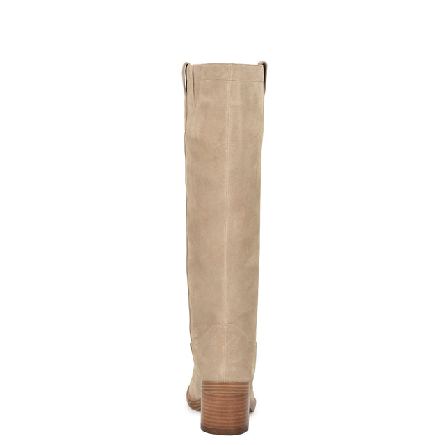 Nine West Hecee Block Heel Tailored Leather Boots