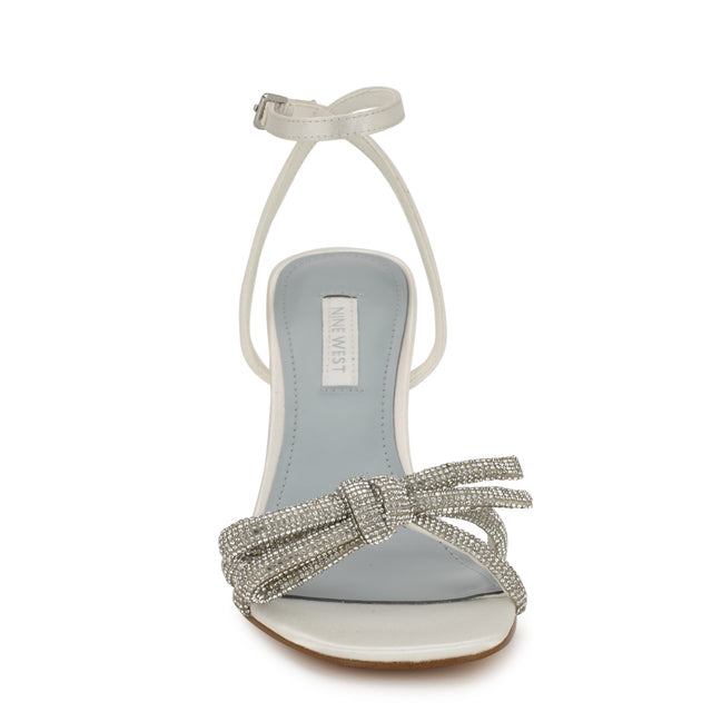 Nine West Ivid Rhinestone Bow Sandals