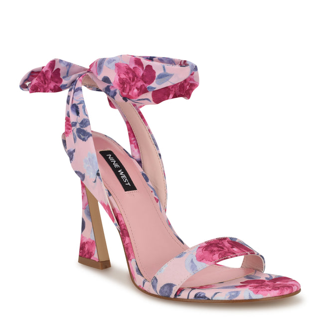 Nine West Kelsie Ankle Wrap Heeled Sandals
