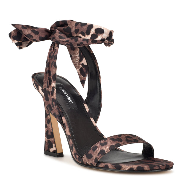 Nine West Kelsie Ankle Wrap Heeled Sandals