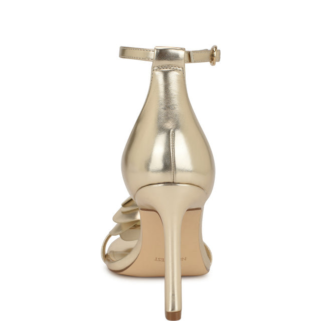 Nine West Kharm Rosette Ankle Strap Sandals
