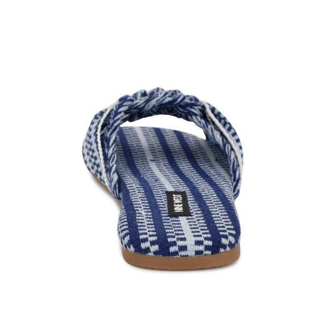 Nine West Lalta Knotted Flat Slide Sandals