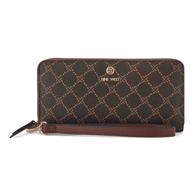 nine west Lockup 9S Zip Around With Wristlet