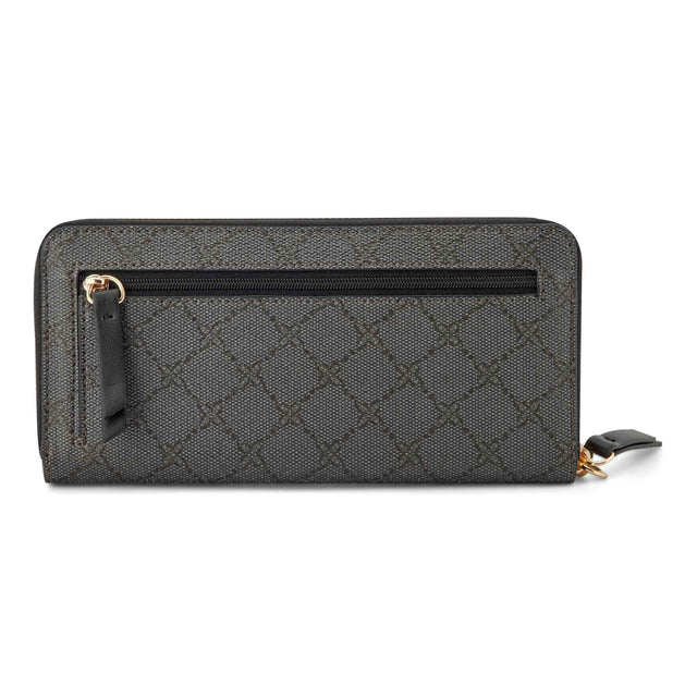 Nine West Lockup 9S Zip Around With Wristlet
