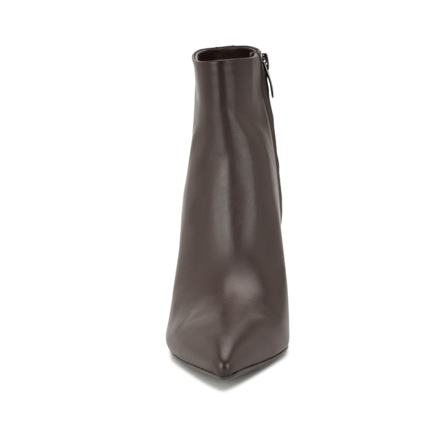 Nine West Lorela 9X9 Block Heel Leather Booties