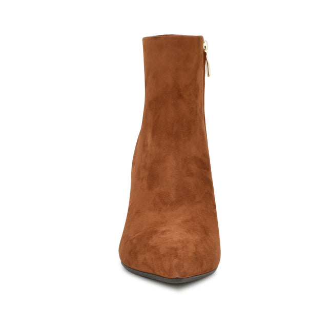 Nine West Lorela 9X9 Block Heel Leather Booties