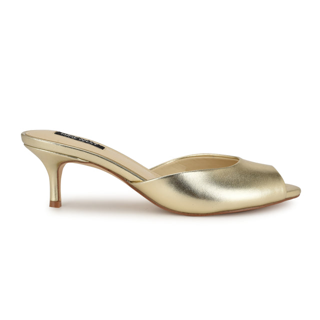 nine west Luvlie Heeled Slide Sandals