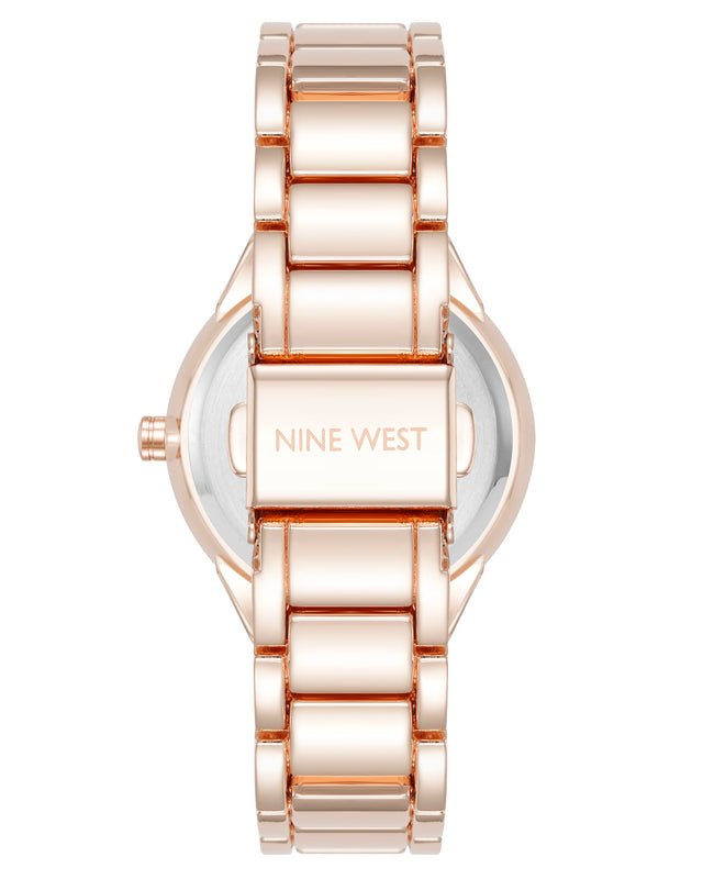 Nine West Minimalist Link Bracelet Watch
