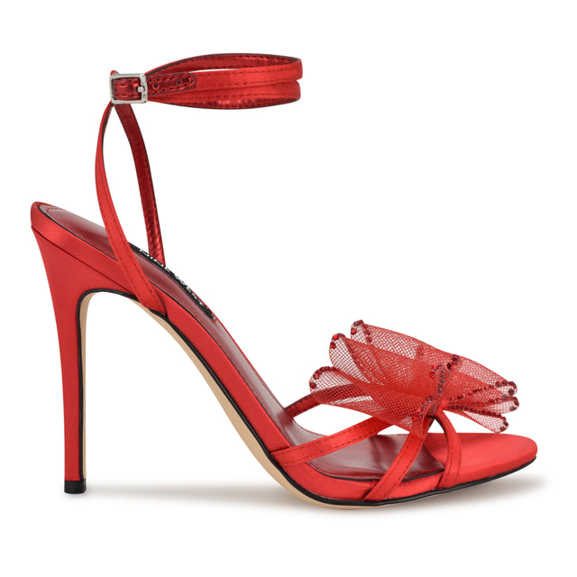 nine west Minky Bow Heeled Sandals