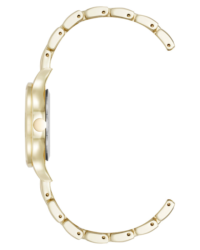 Nine West Modern Round Case Watch