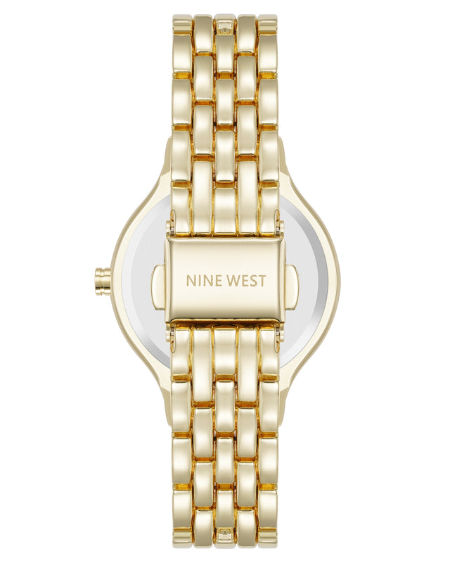 Nine West Modern Round Case Watch