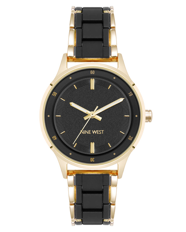 nine west Modern Rubberized Bracelet Watch