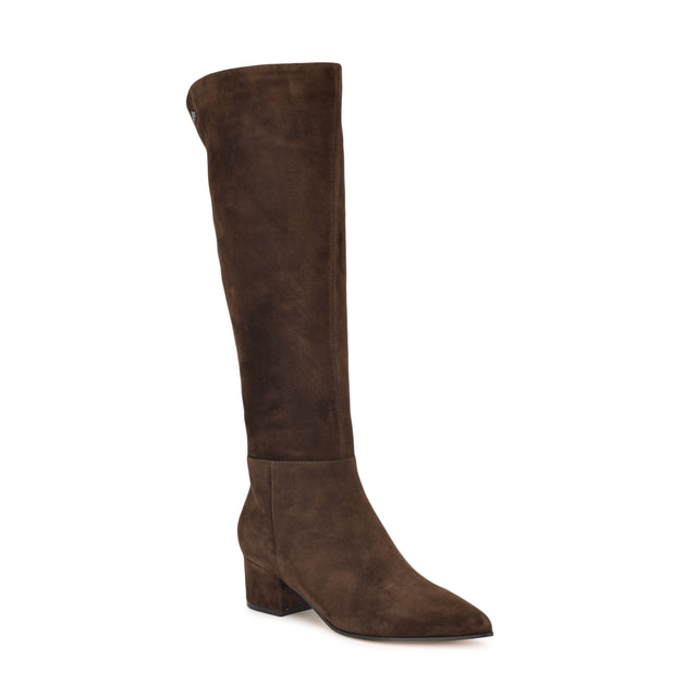Nine West Morgin Knee High Dress Leather Boots