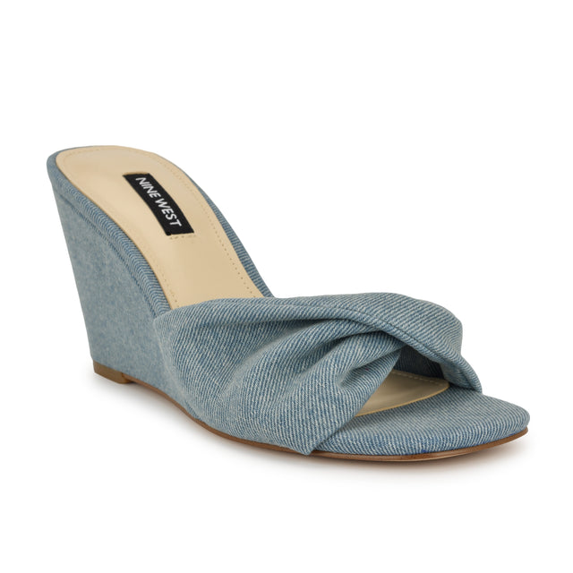 Nine West Nikhil Twist Wedge Sandals